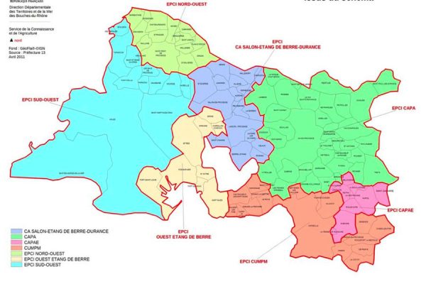 La Future Carte Des Bouches-du-Rhône Vue Par Le Préfet - Marsactu