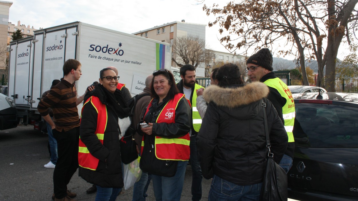 À la Sodexo, la grève qui n'existait pas se durcit