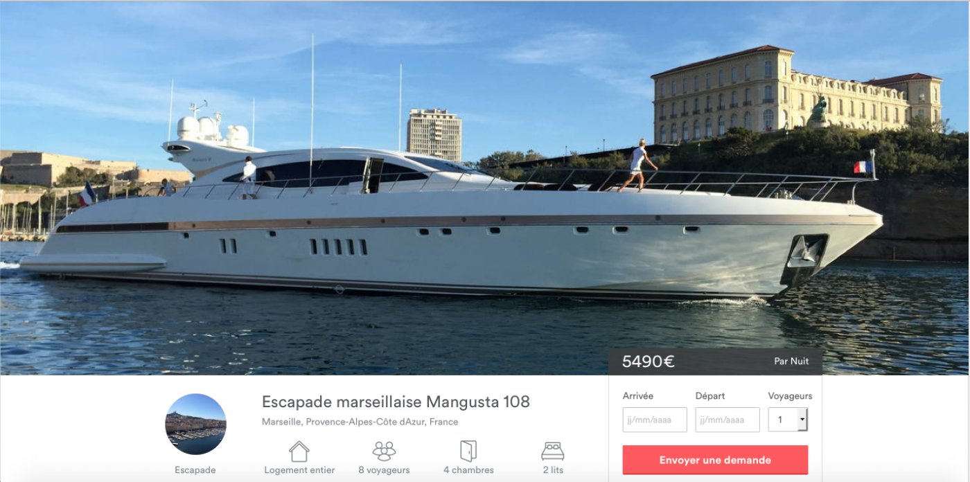 yacht marseille airbnb