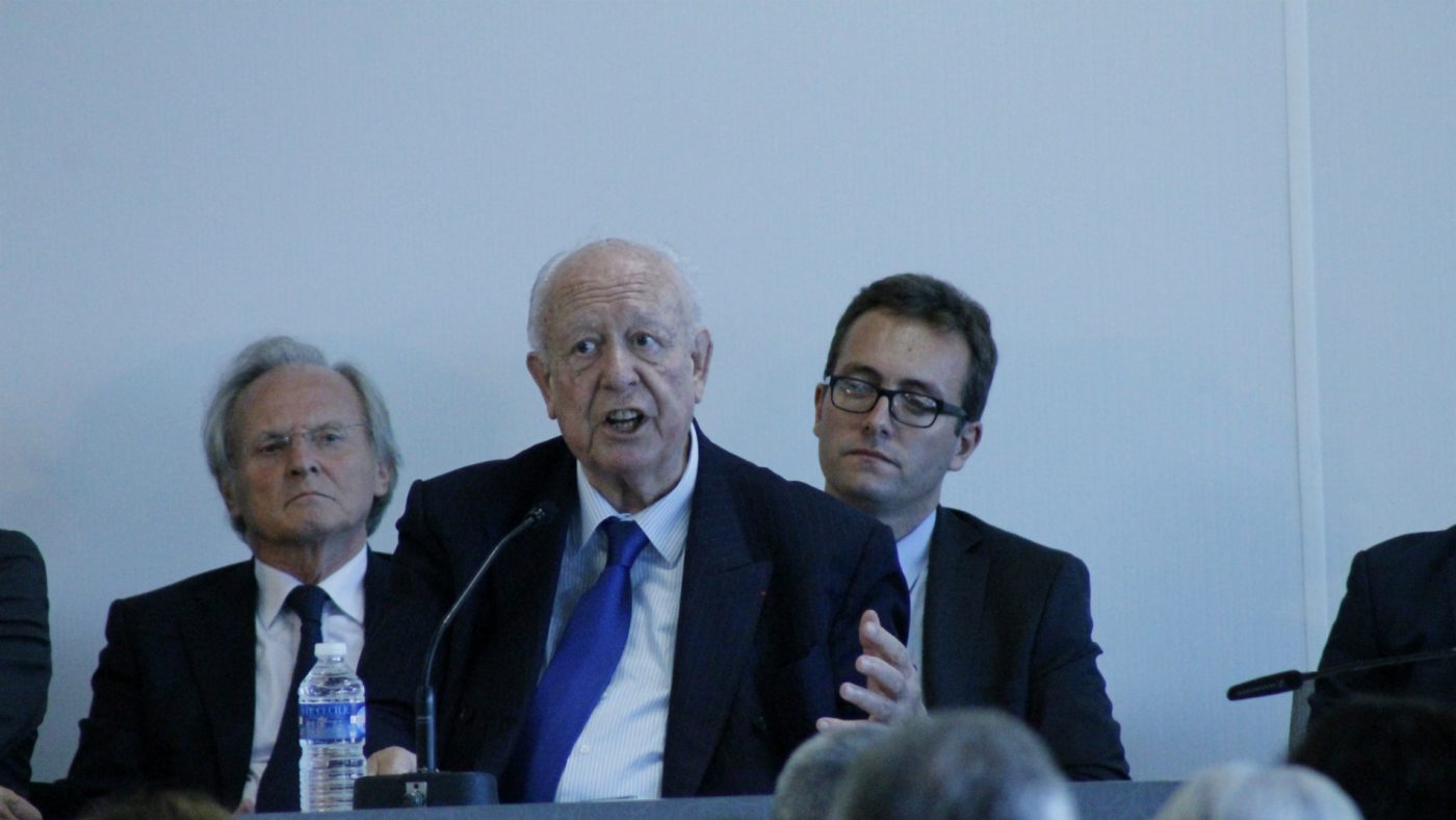 Le président Gaudin, lors de son élection le 9 novembre dernier.