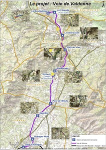 Carte issue d'un dossier publié sur le site de La Bouilladisse.