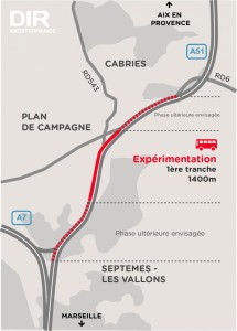 La Voie De Bus Experimentale De Plan De Campagne En Questions Marsactu