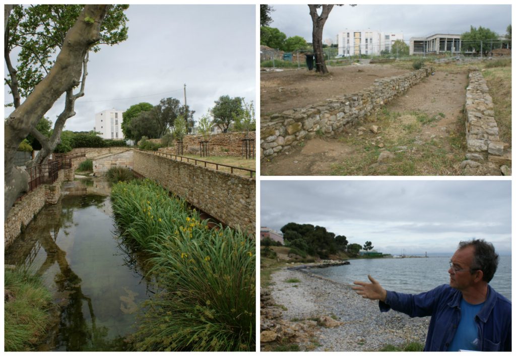 L'ancien lavoir a servi de décor à Toni de Jean Renoir. Depuis la plage de l'étang, on voit la voie gallo-romaine qui menée à l'ancien port immergé.