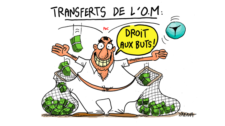 L’affaire des transferts de l’OM vue par Yakana