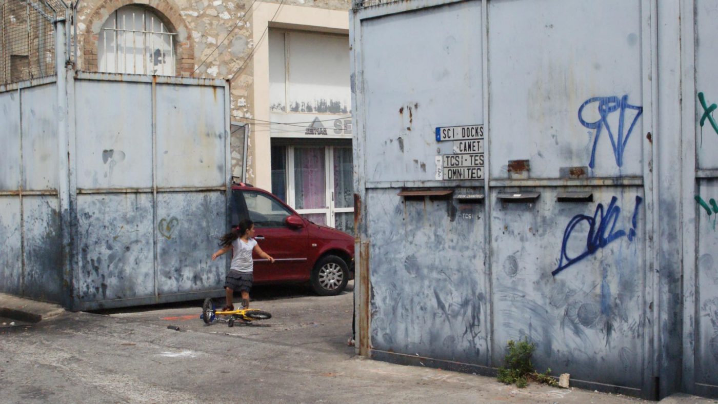 Un bâtiment squatté dans le 15e arrondissement en 2016. (Image LC)