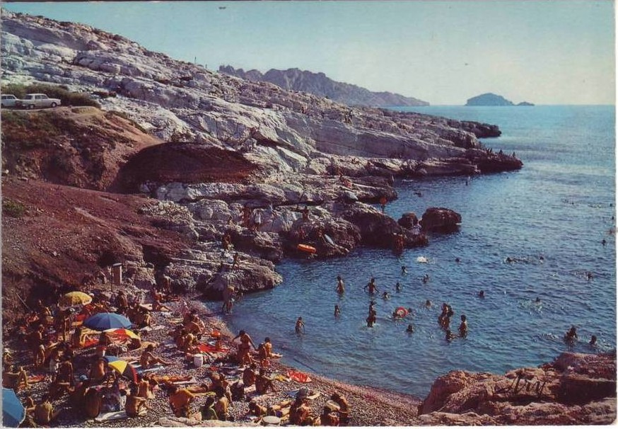 Une vieille photographie de Samena ou les scories sont bien visibles (source forum de l'association Calancoeurs)