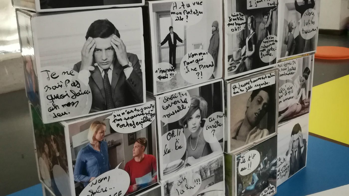 Atelier roman-photo au Mucem par la Compagnie d