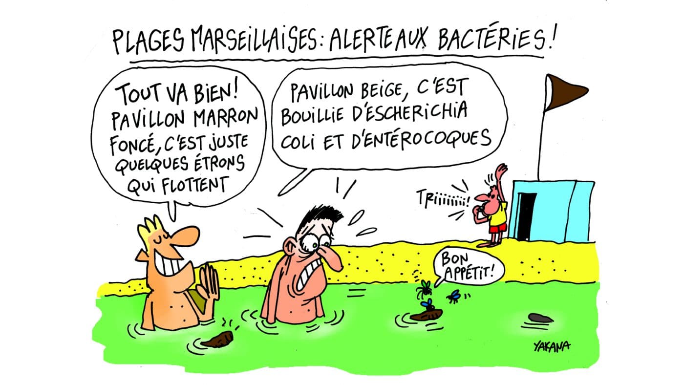 Plages marseillaises, alerte aux bacteries