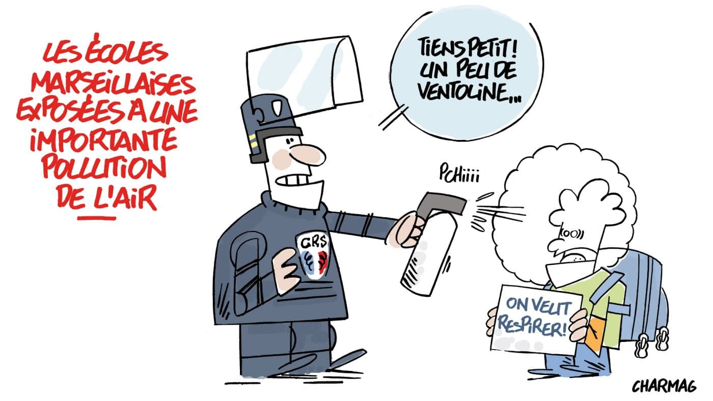 L’air des écoles marseillaise fortement pollué