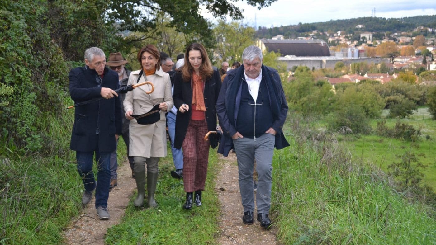 La députée Valérie Boyer et la présidente de la métropole, Martine Vassal lors d