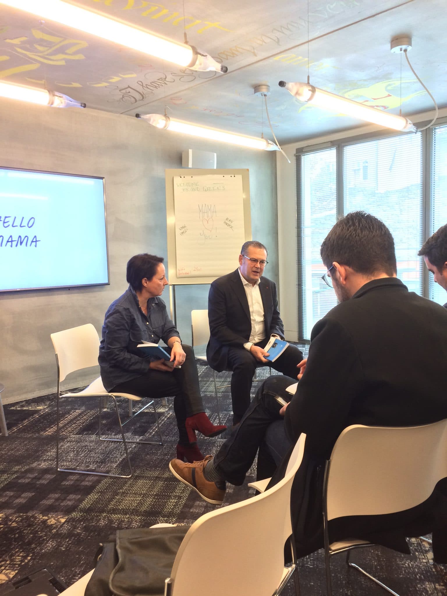 Second jour de stage: rencontre avec un candidat de la mairie de Marseille!