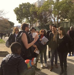 Michèle Rubirola rencontre les acteurs locaux de la cité Air Bel (11ème)