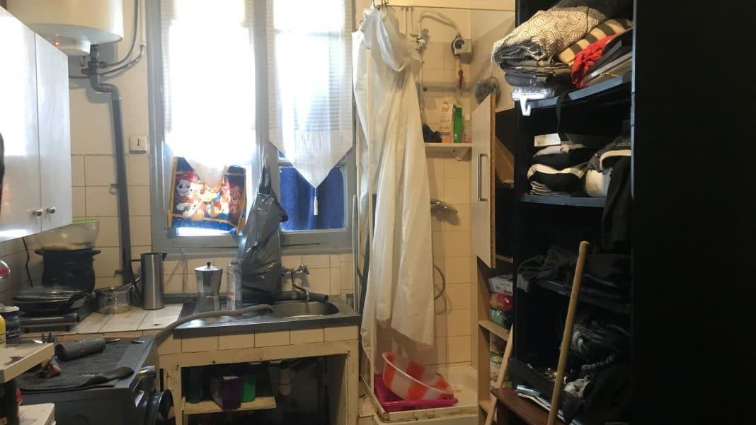 chambre-evier-douche