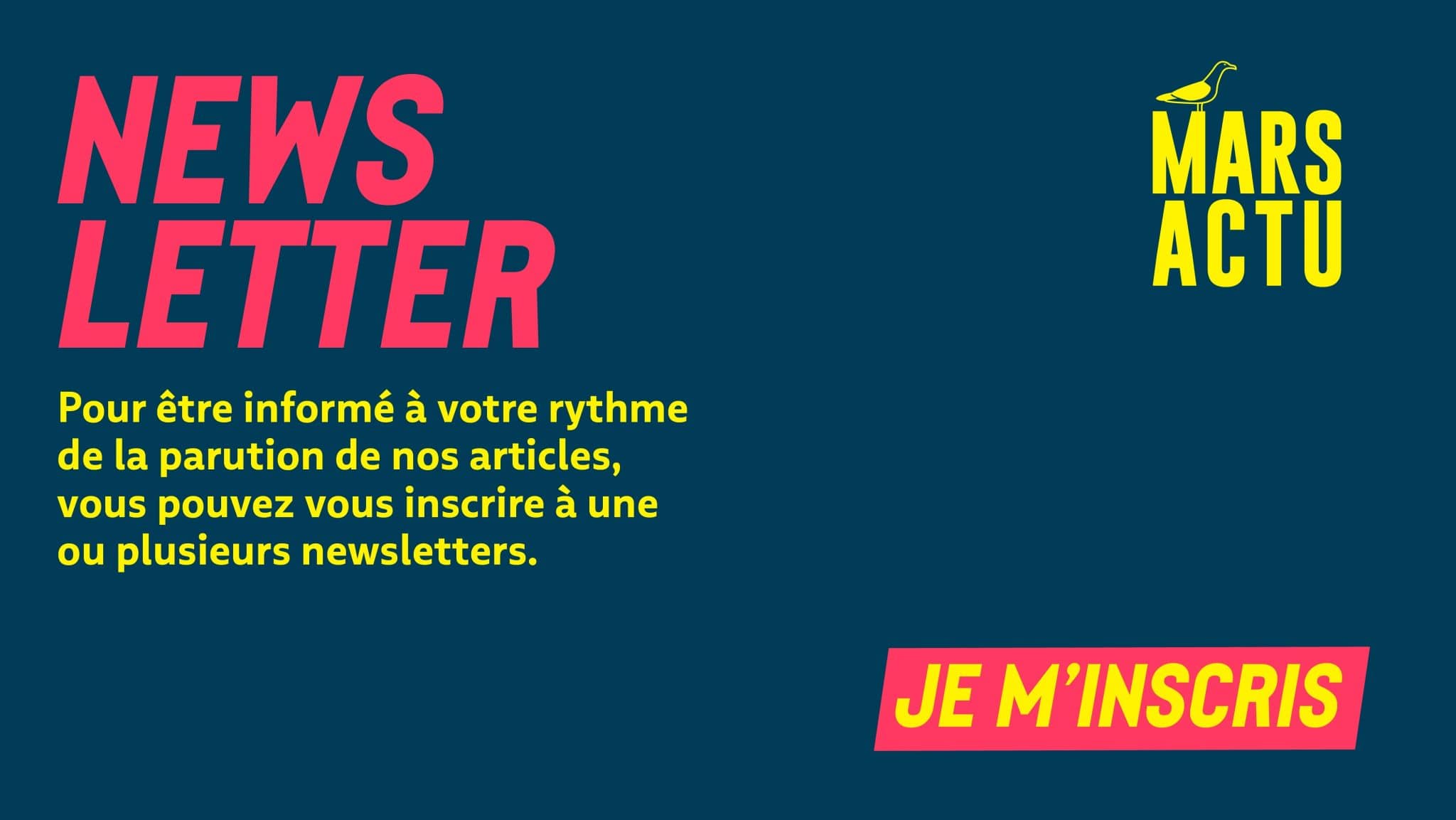 Message inscription newsletter
