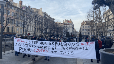 Manifestation en soutien aux sans-papiers