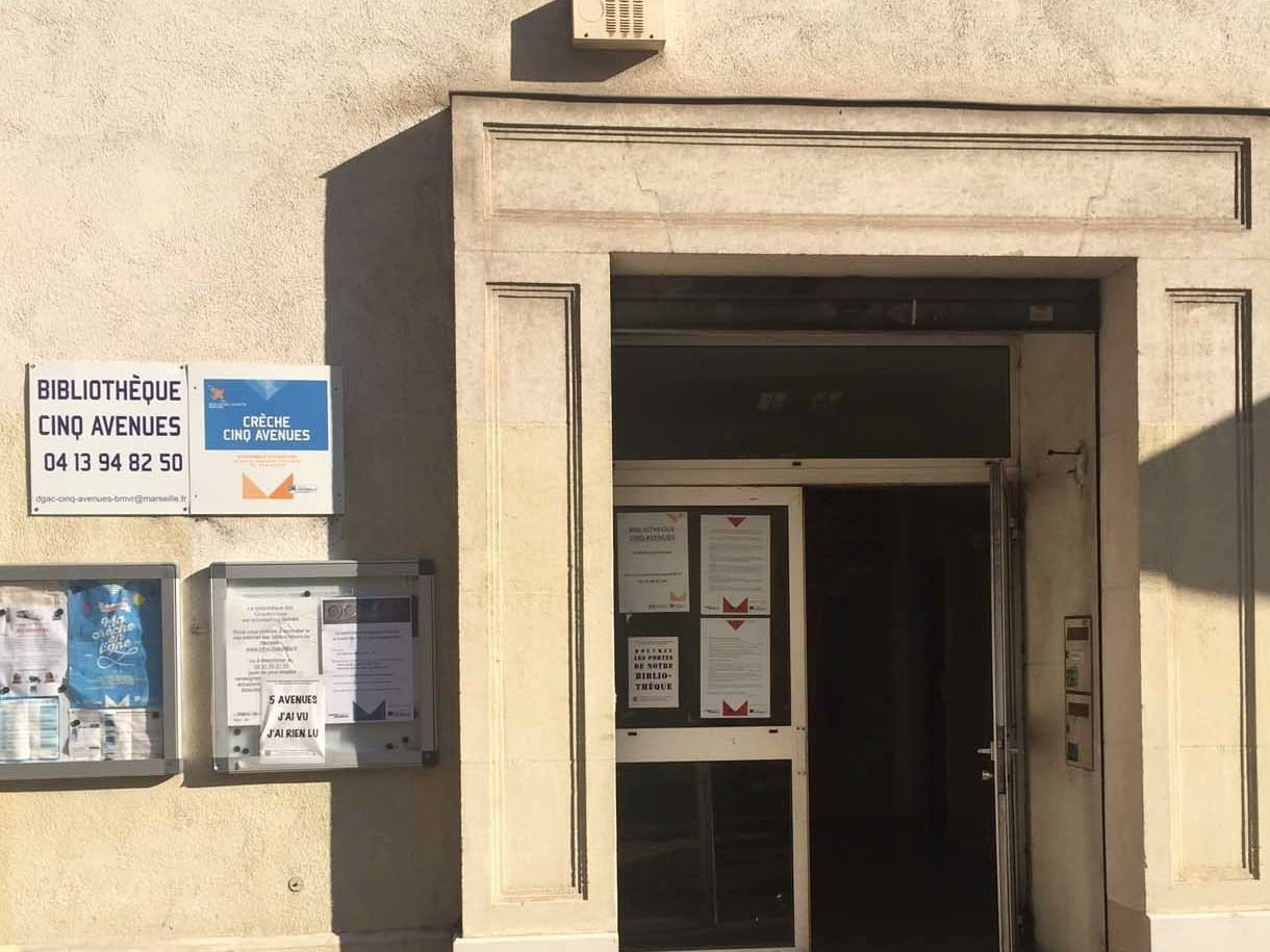 La bibliothèque des Cinq-Avenues, impasse Fissiaux (4e).  Photo Collectif des usagers de la bibliothèque des Cinq-Avenues