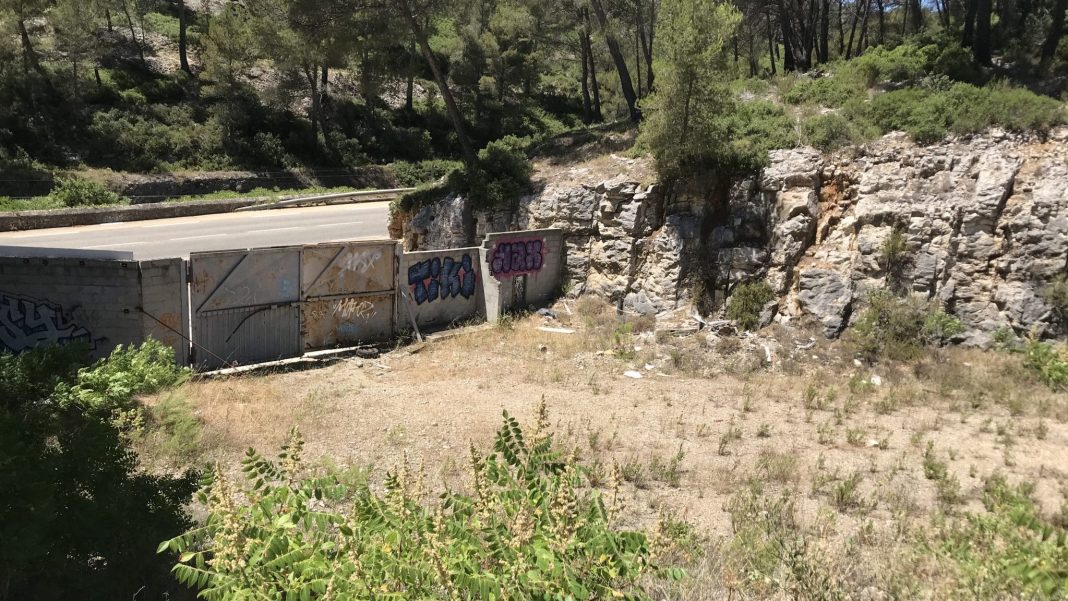 vallon de la forge vu de l'intérieur la ciotat