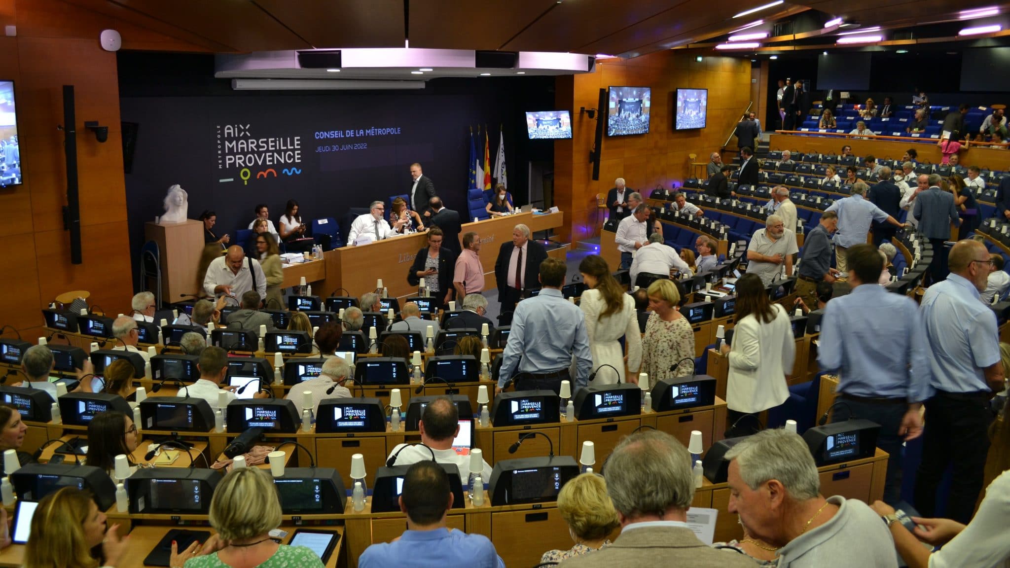 Séance du 30 juin 2022 au conseil de la métropole. (Photo : ML)