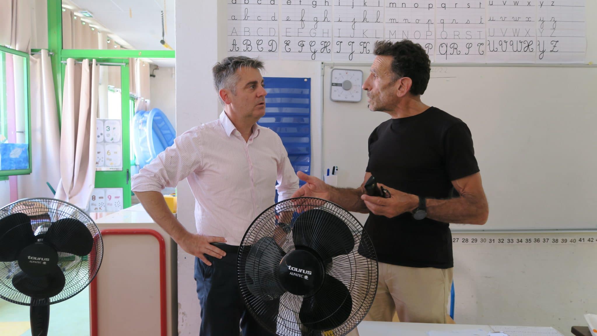 Pierre-Marie-Ganozzi a livré trois ventilateurs à l