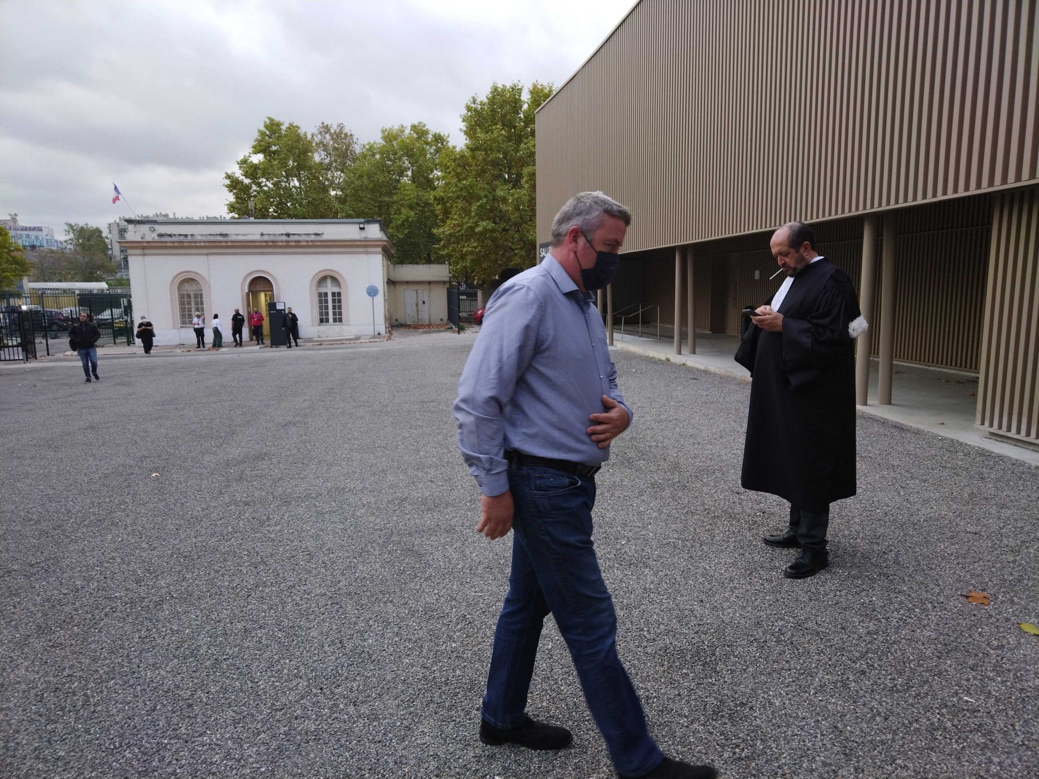 Renaud Chervet, ancien fonctionnaire du département, lors de son procès pour corruption. (Photo : JML)