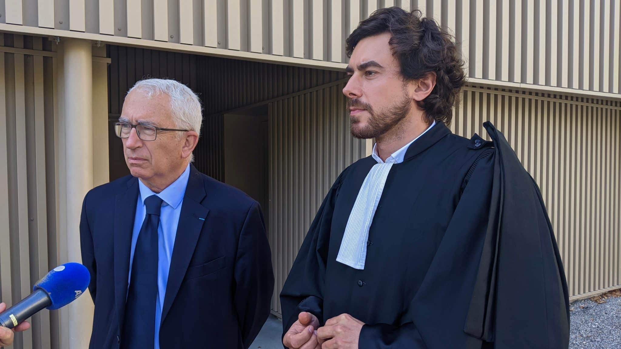 Le président de SOS Méditerranée François Thomas aux côtés d