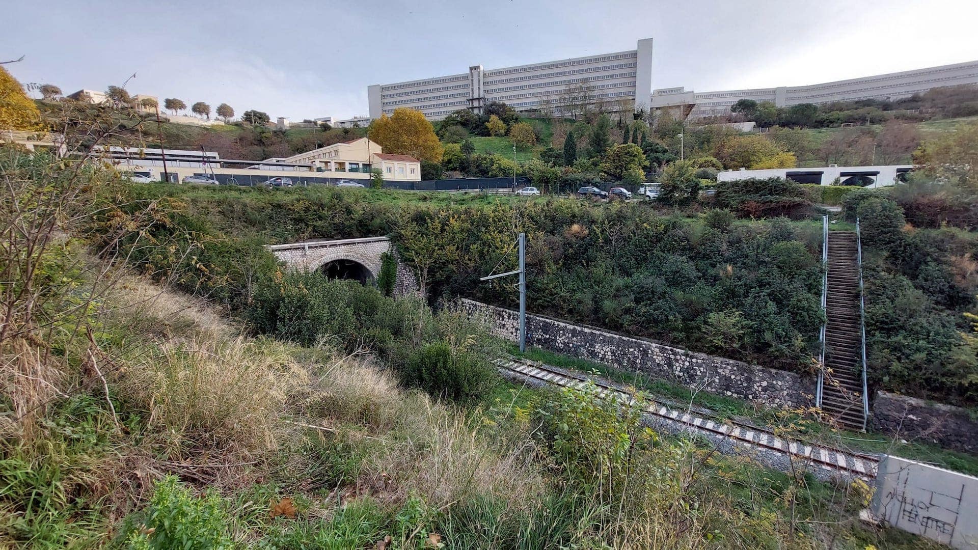 Le tunnel de Soulat, sous l