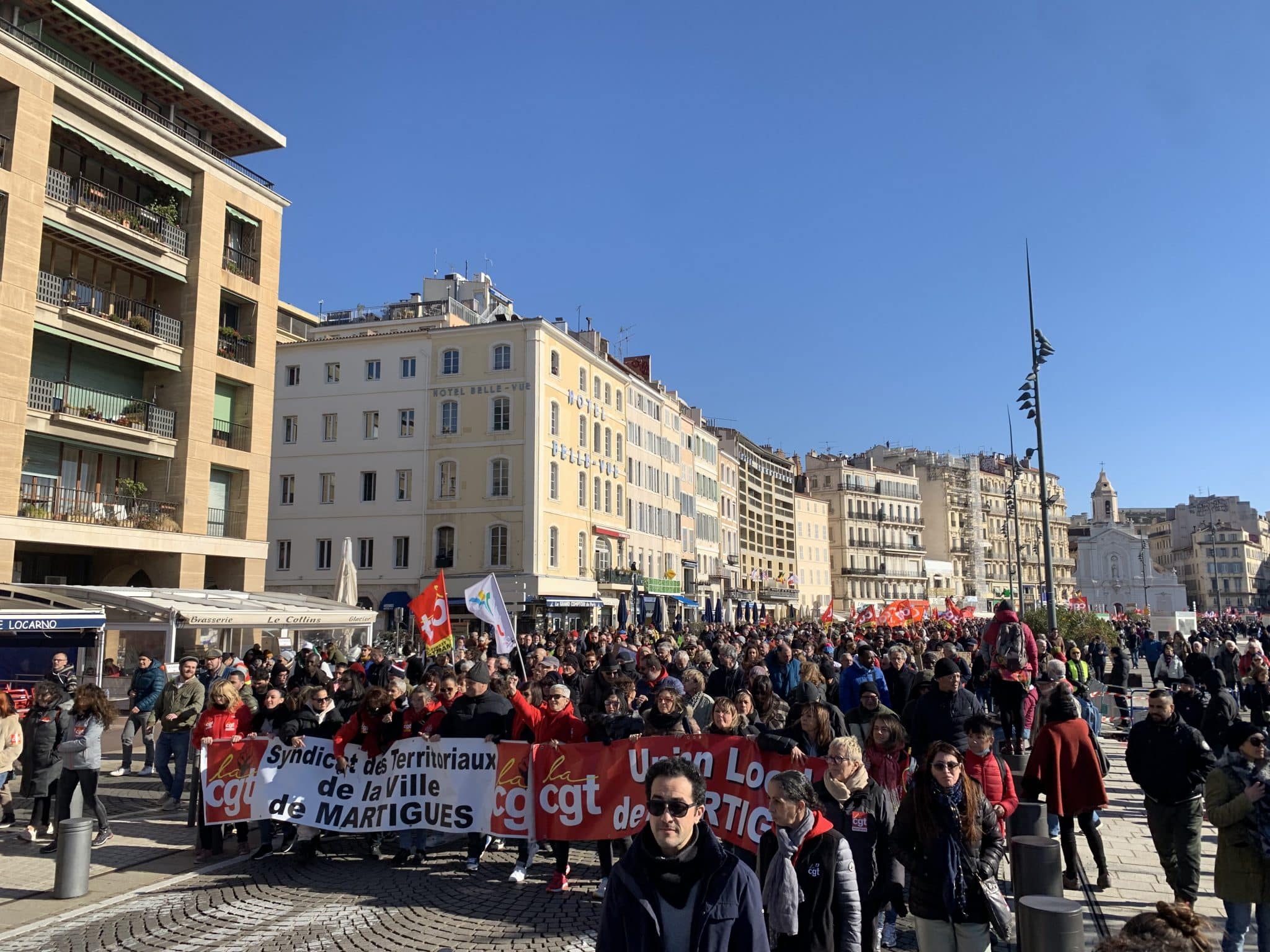 Stage à Marsactu jour 2 : Manifestation contre la réforme des retraites