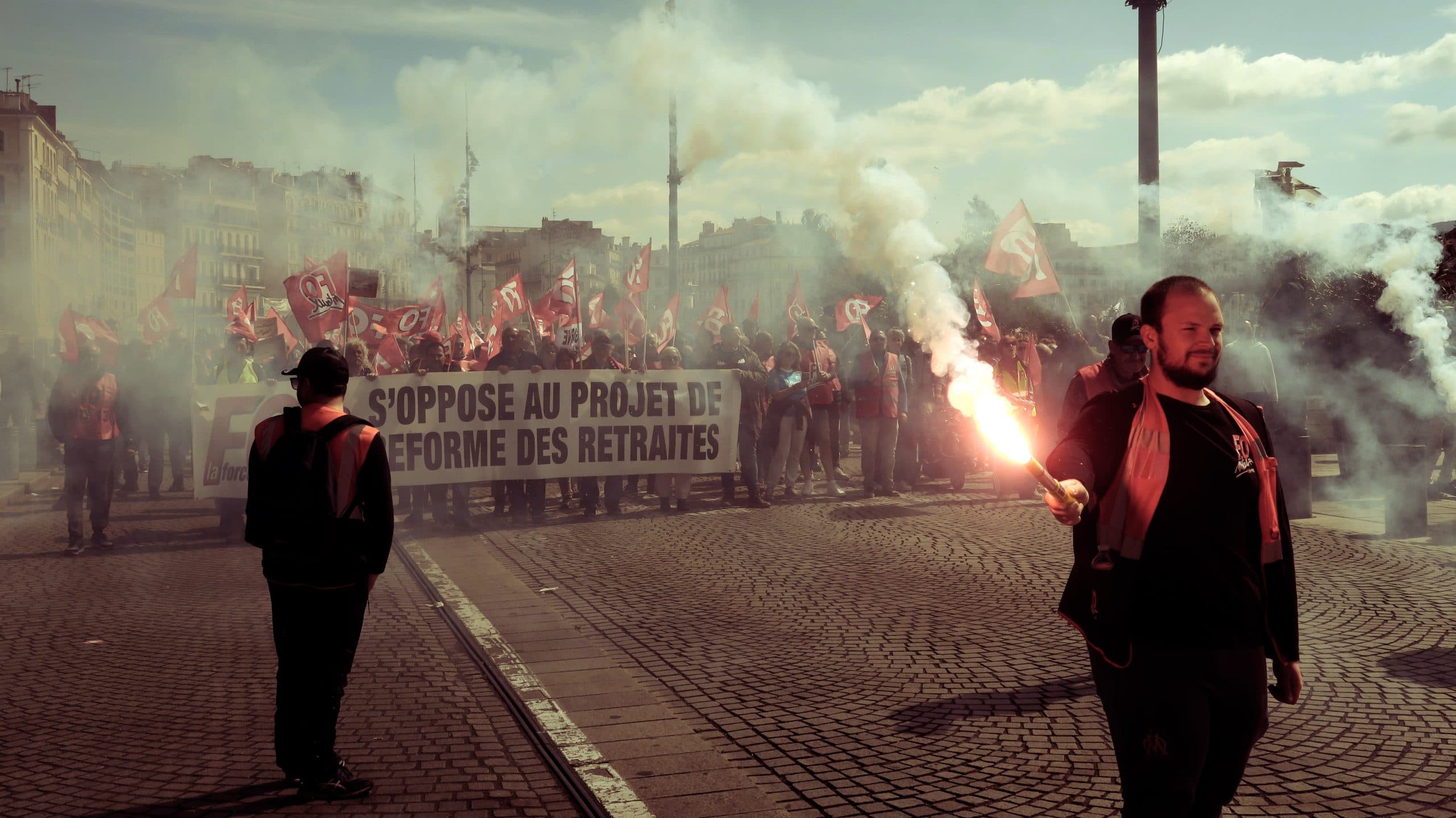 La manifestation du 6 avril a réuni 10 000 personnes à Marseille selon les autorités, 170 000 selon la CGT. (Photo : JML)
