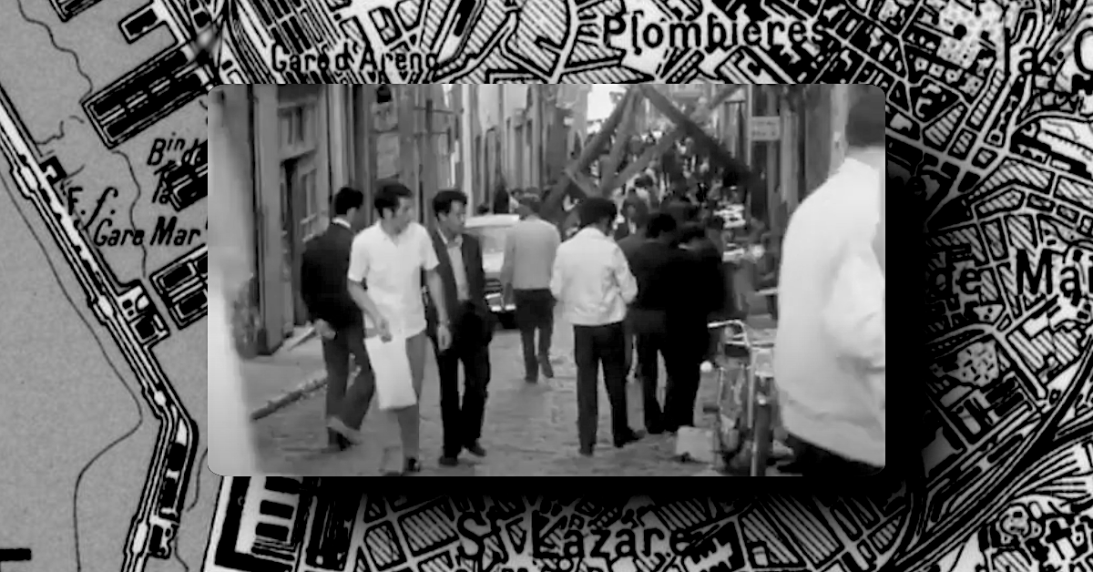 Une rue du quartier de la porte d