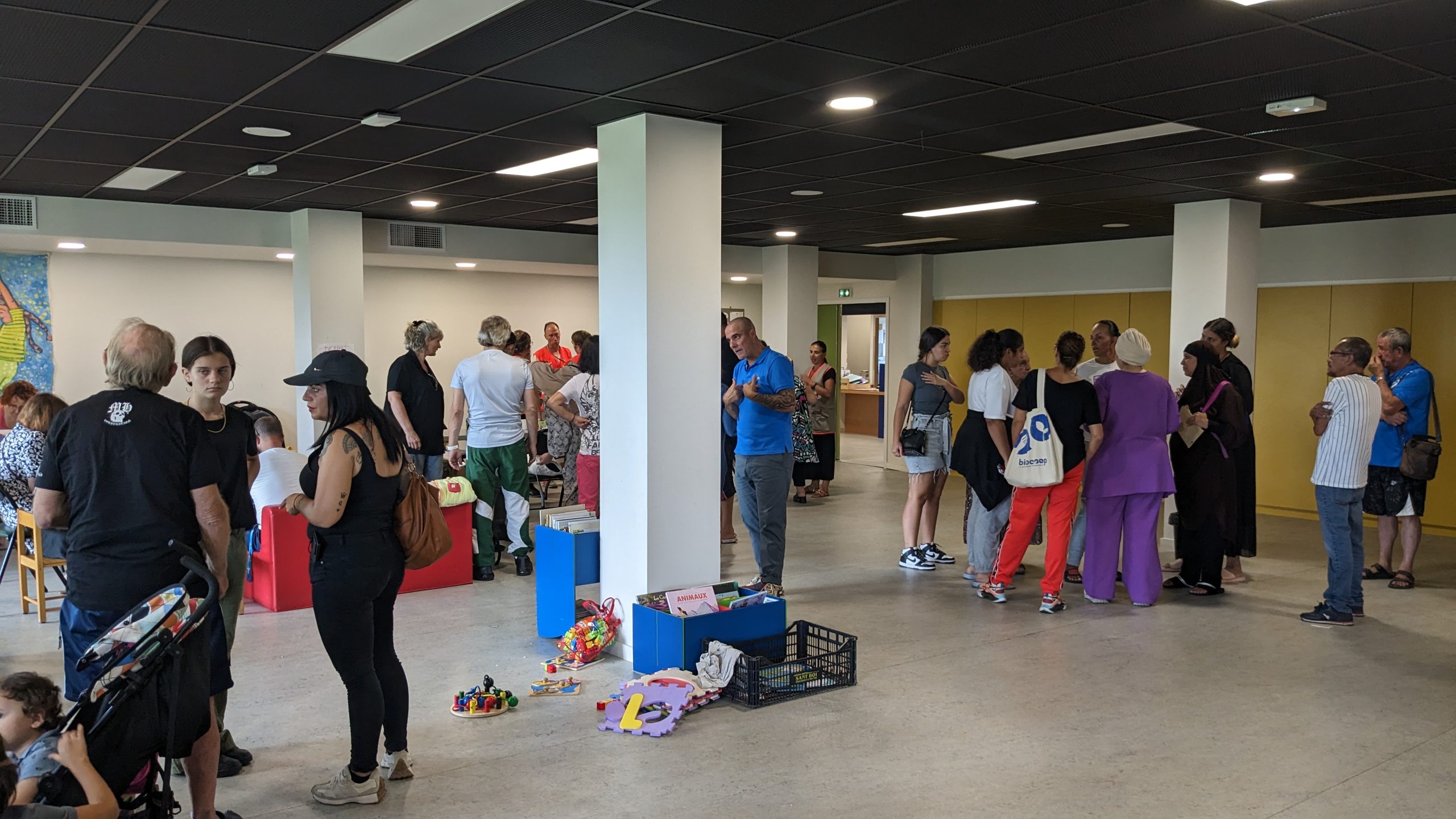 Le centre social de la résidence s