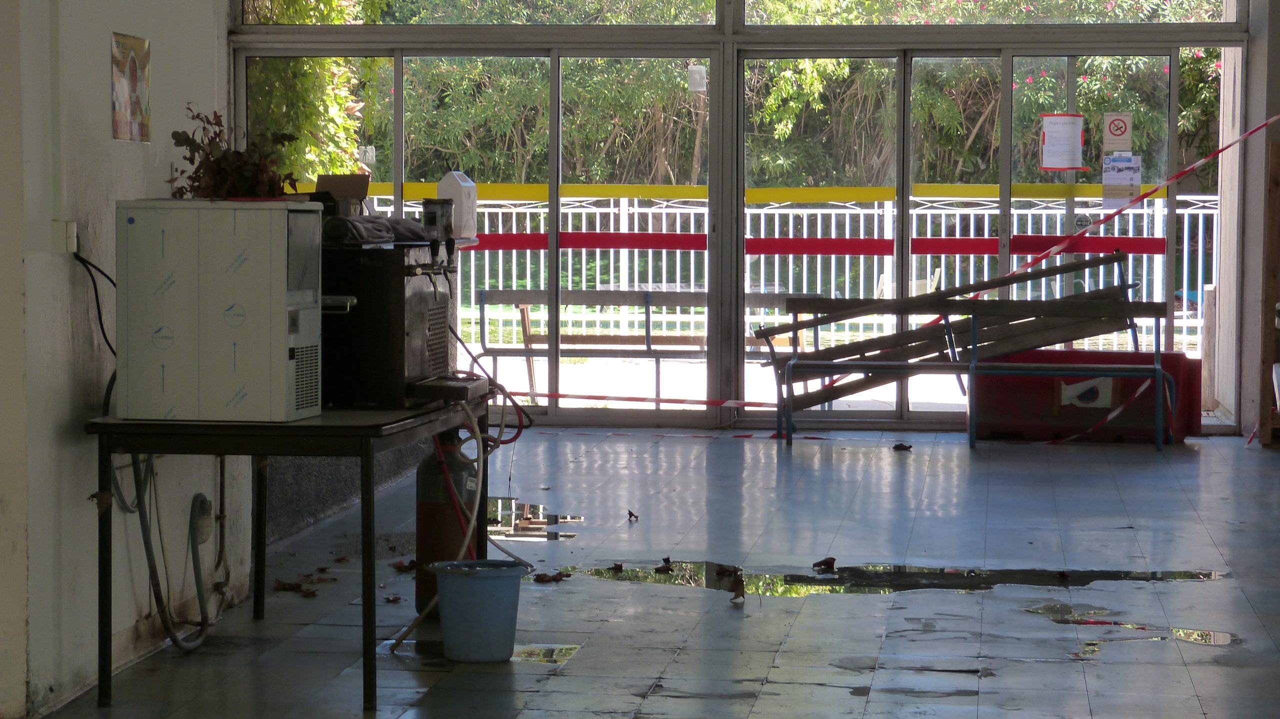 Depuis des fortes pluies d