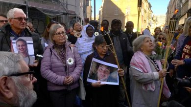 Commémoration des cinq ans du drame de la rue d'Aubagne, le 5 novembre 2023. (Photo C.By.)