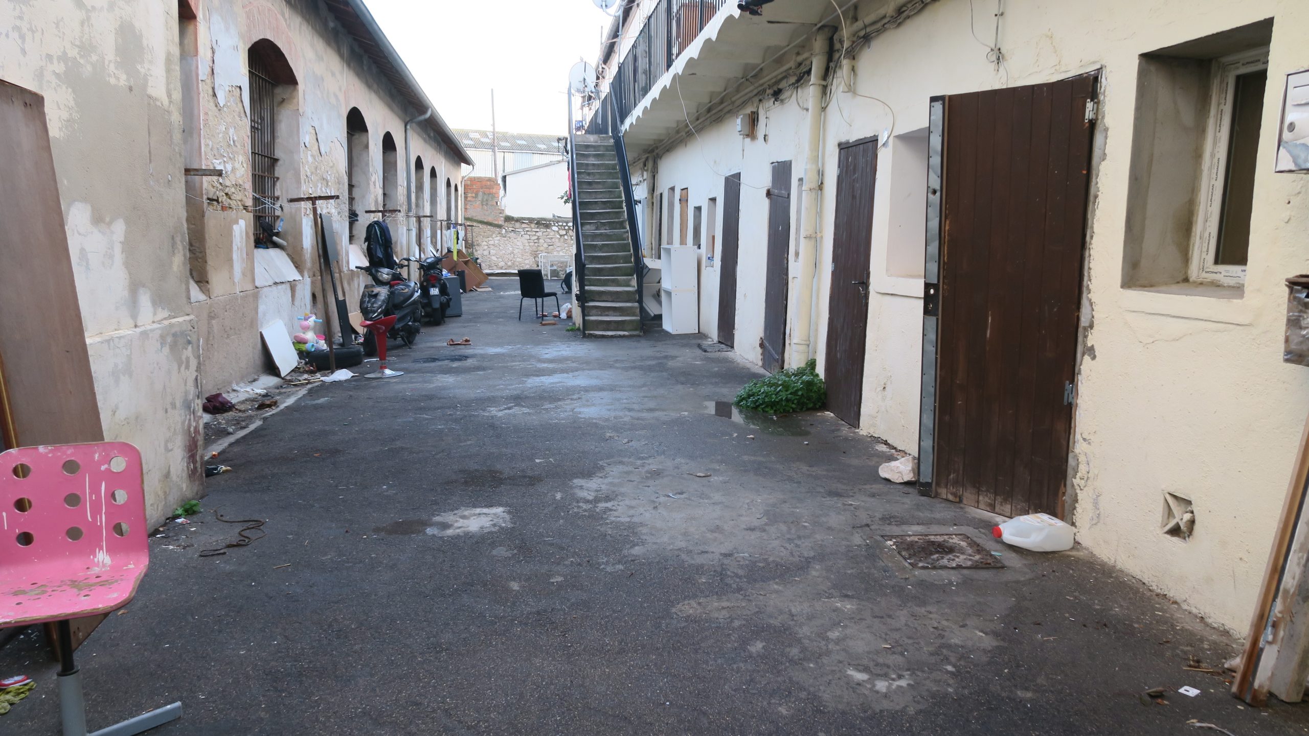 La courée du 85, boulevard Viala, à la Cabucelle.  (Photo : BG)