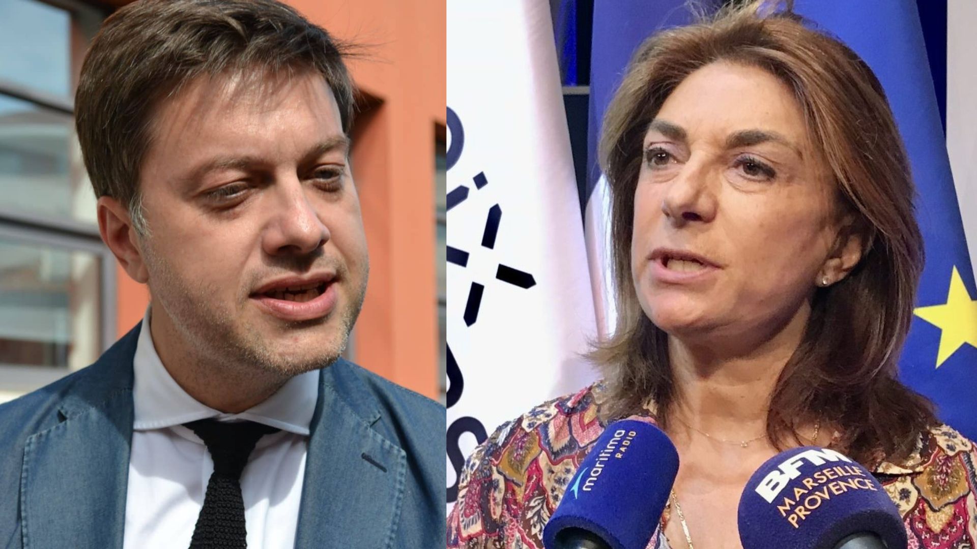 Benoît Payan, maire de Marseille, et Martine Vassal, présidente du département. (Photos : ML et CBy)
