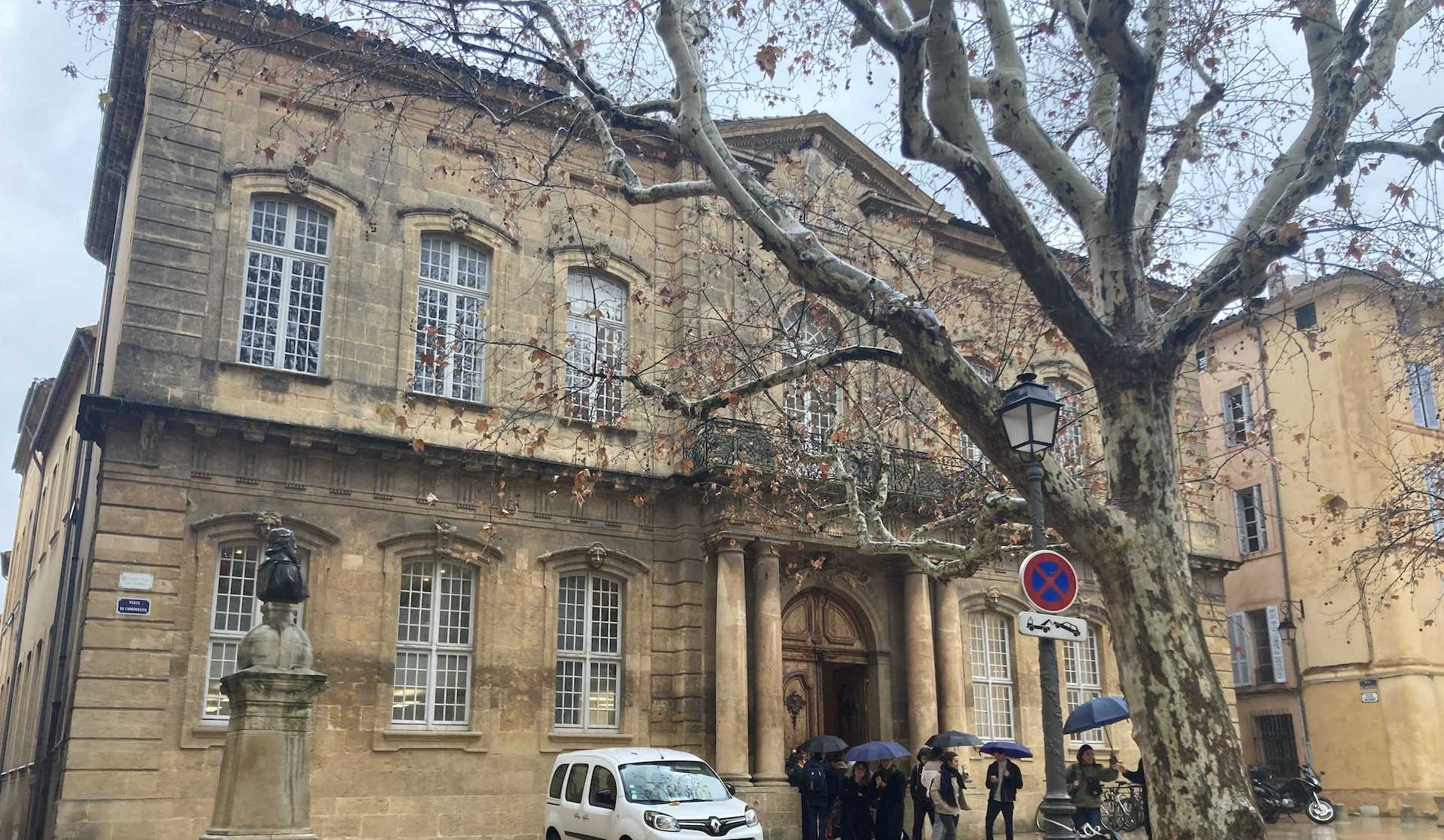 Le bâtiment de Sciences po à Aix. (Photo : Marie Lagache)