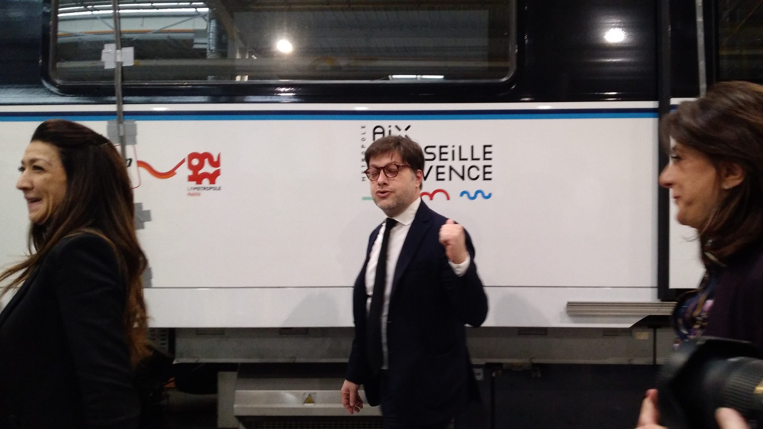 Sabrina Agresti-Roubache, Benoît Payan et Martine Vassal dans l