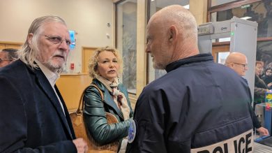 Didier Raoult au tribunal correctionnel de Marseille, le 1er mars 2024. (Photo : CMB)