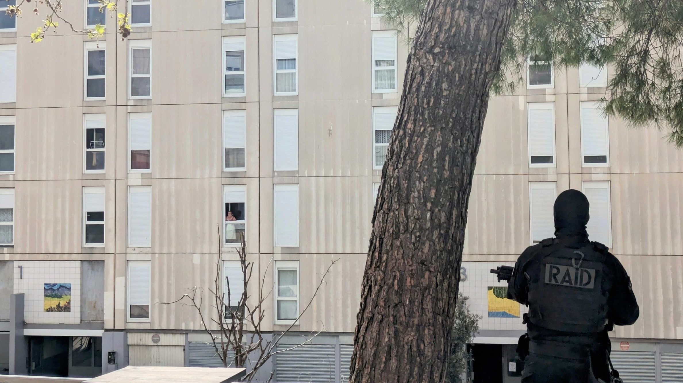 Un policier du Raid à la Castellane, le 18 mars 2024. (Photo : CMB)