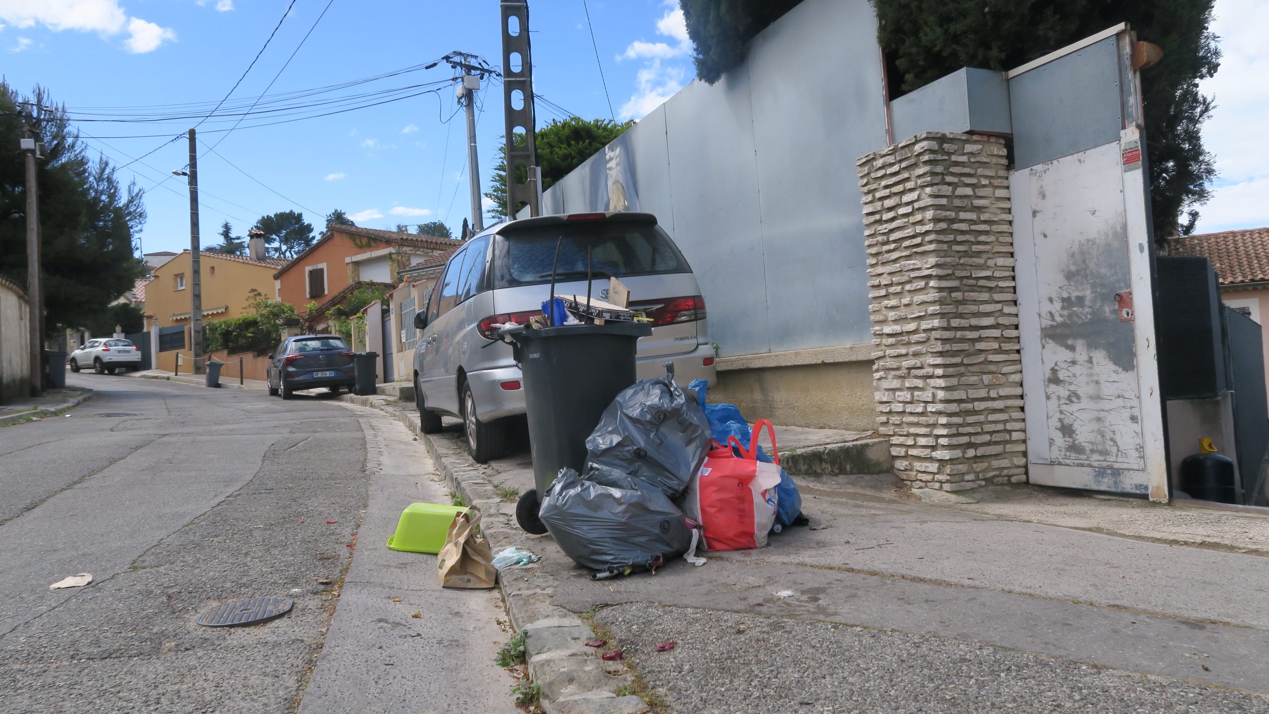 Une rue du 13e arrondissement, concernée par la réforme de la collecte des ordures ménagères. Photo : B.G.