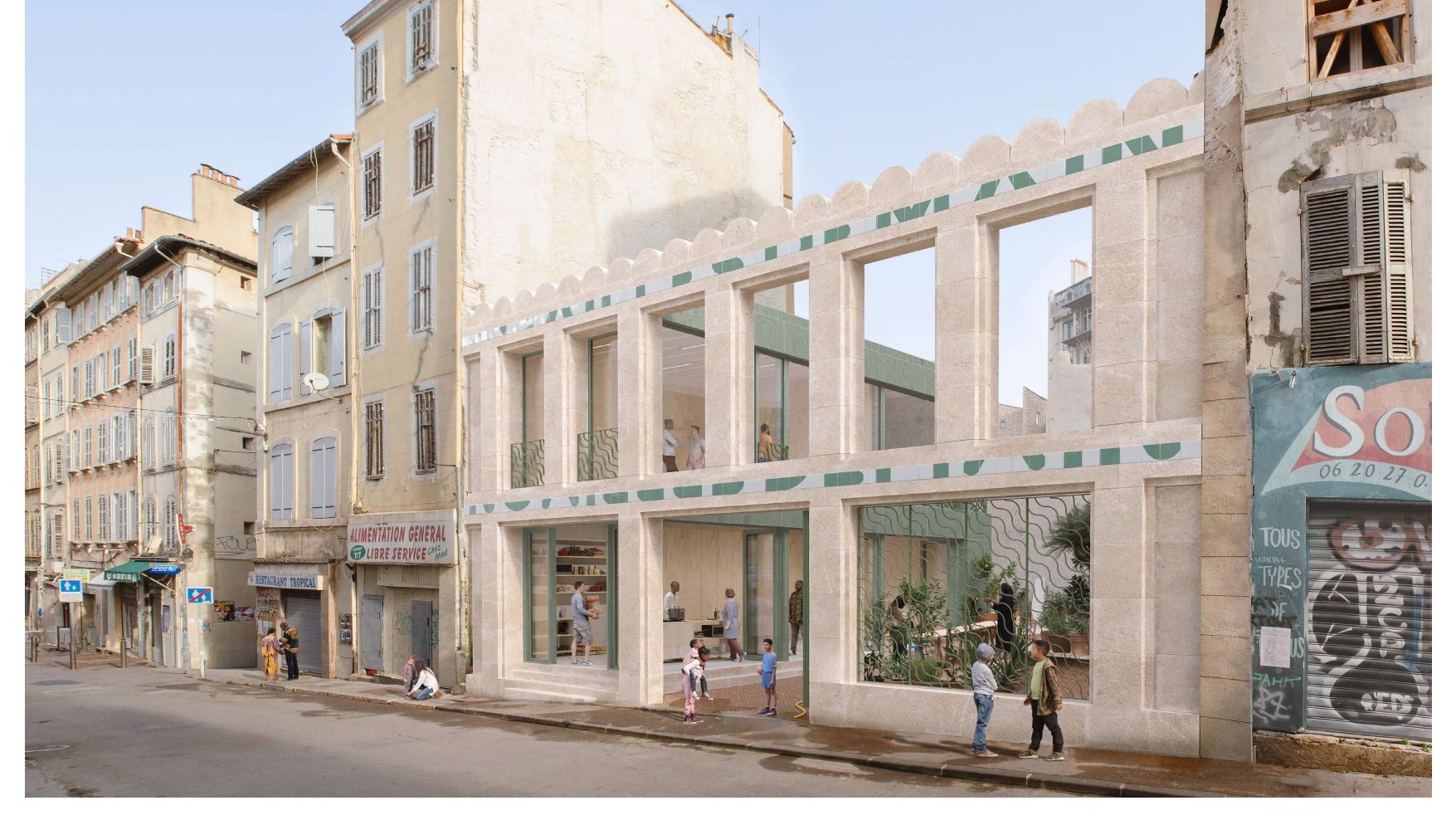 Esquisse du projet de la Rue d