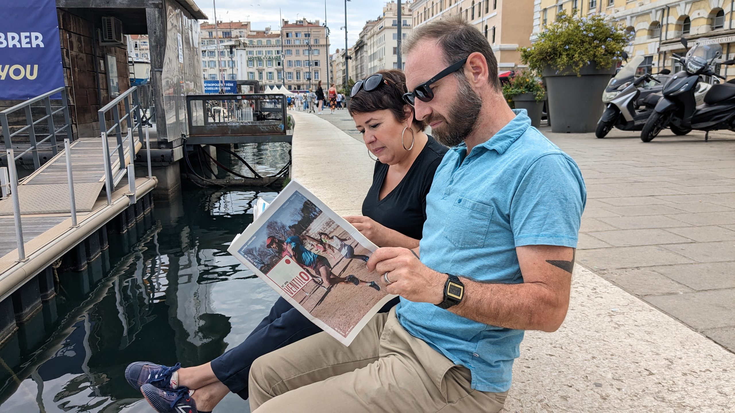 Cynthia Cucchi et Damien Bœuf de Ventilo. Photo : Violette Artaud.