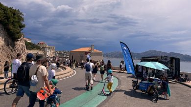 La voie est libre, sur la corniche Kennedy, le 2 juin 2024. (Photo : C.By.)