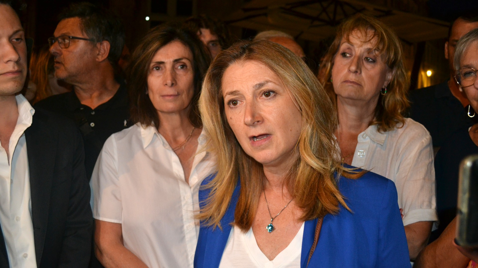 Anne-Laurence-Petel, lors de sa défaite au second tour des législatives anticipées, le juillet 2024. (Photo : M.L.) 