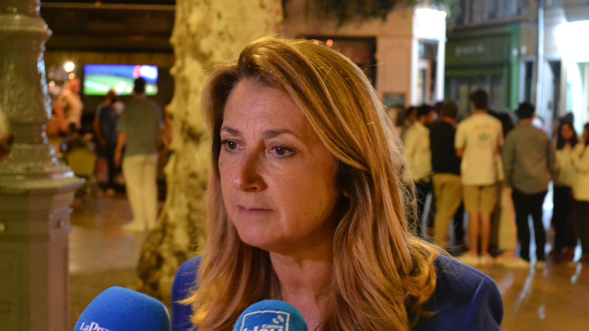 Anne-Laurence Petel face à la presse dimanche 30 juin 2024. (Photo : ML)