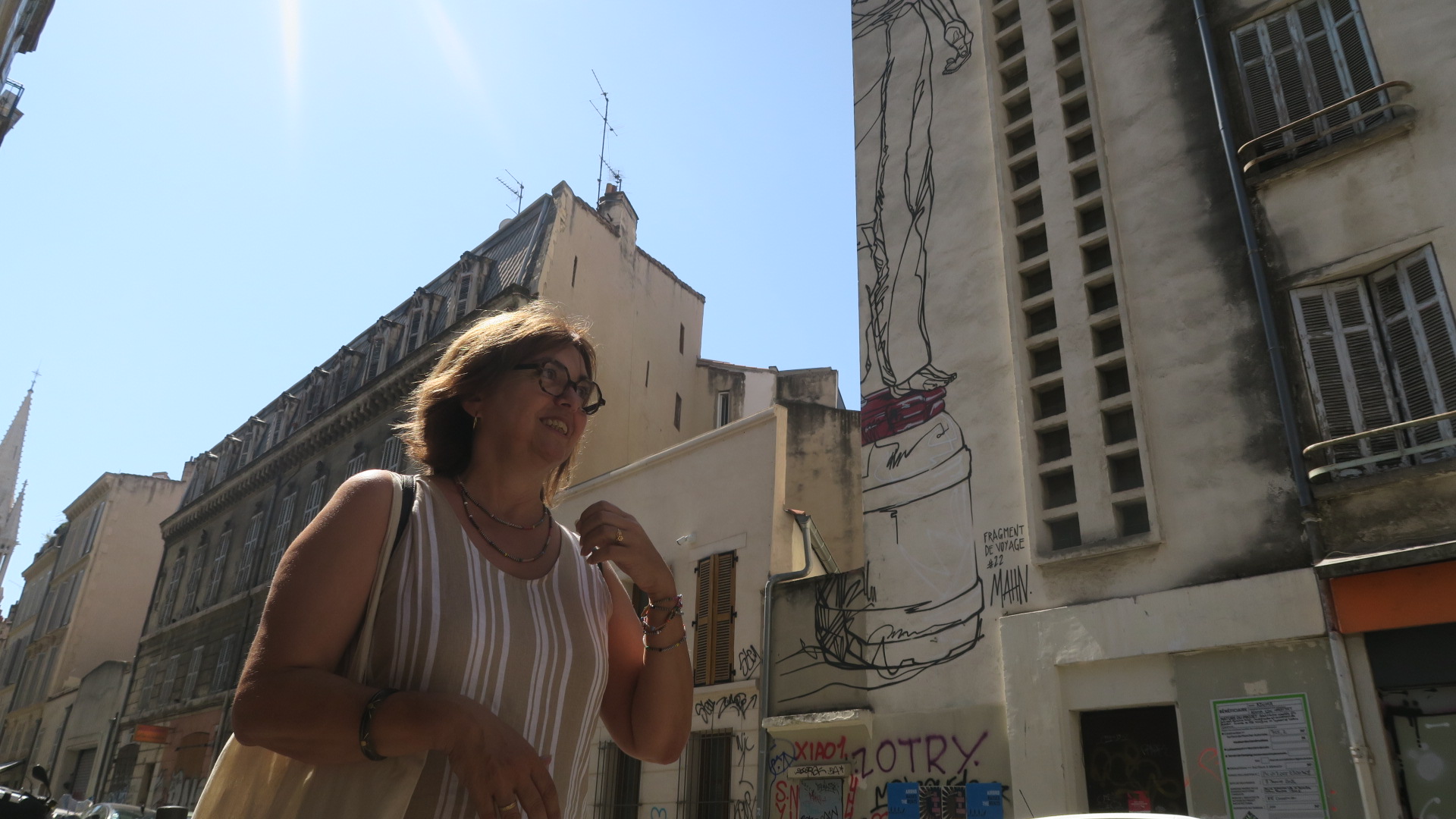 Nathalie Cazals, anthropologue et guide marseillaise. (Photo : AC)