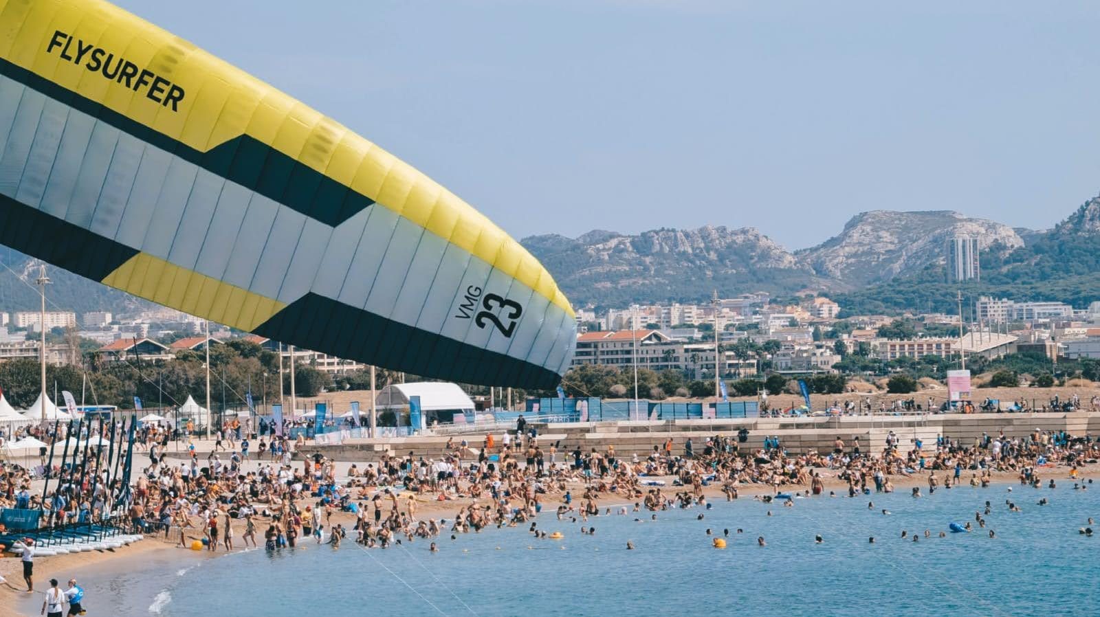 Les épreuves de voiles se terminent ce vendredi 9 août sur les plages du Prado. (Photo : VA)
