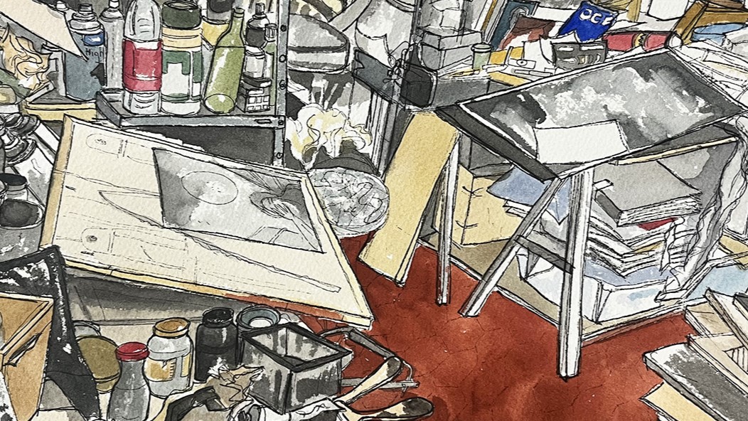 Détail du portrait d