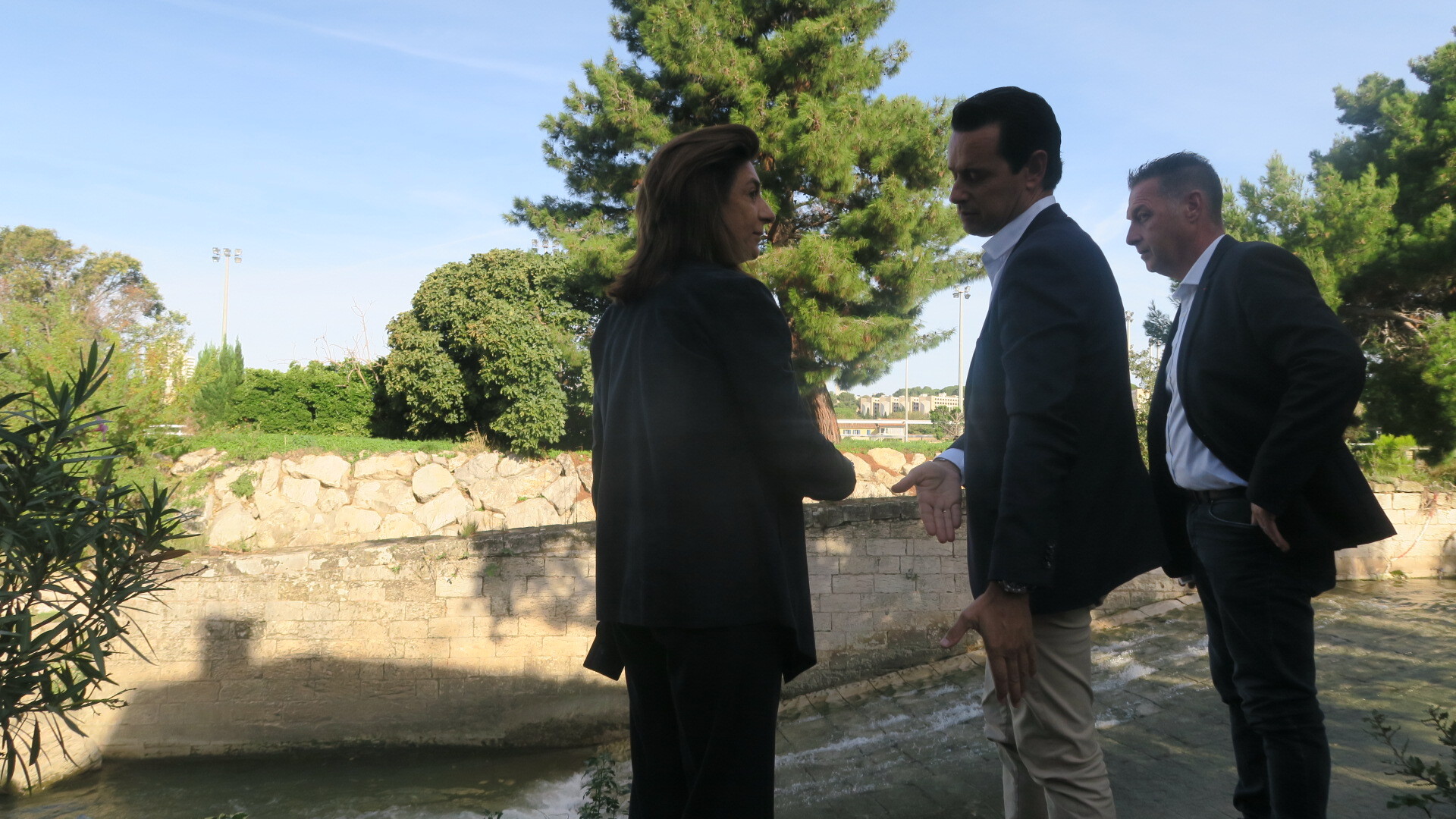 Martine Vassal, Laurent Simon et Didier Réault ont présenté le plan Inond