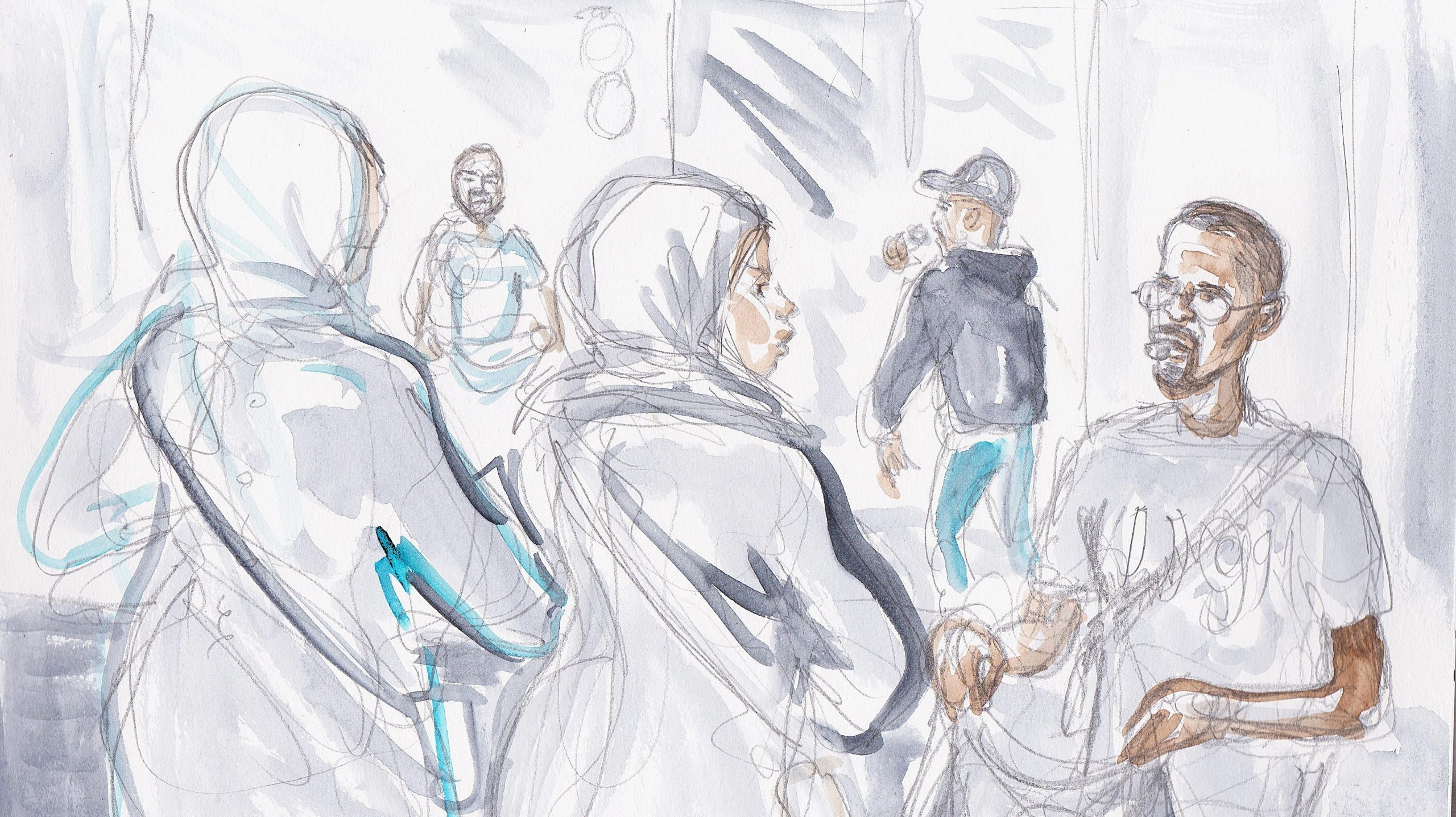 Danse mixte. (Dessin : Ben 8)