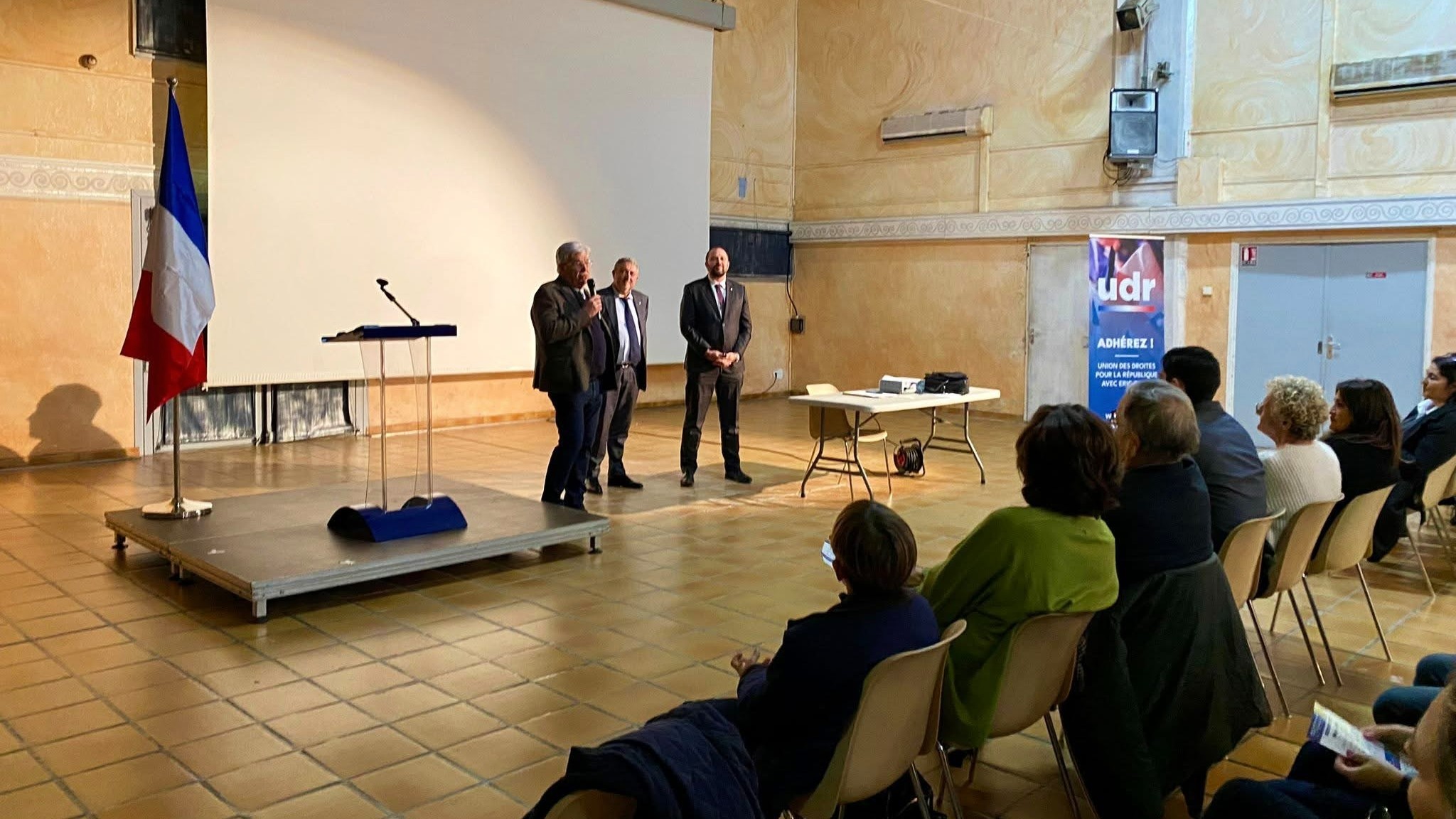 Christian Burle, Olivier Fayssat et Gérault Verny le 12 décembre 2024. (Photo : DR)